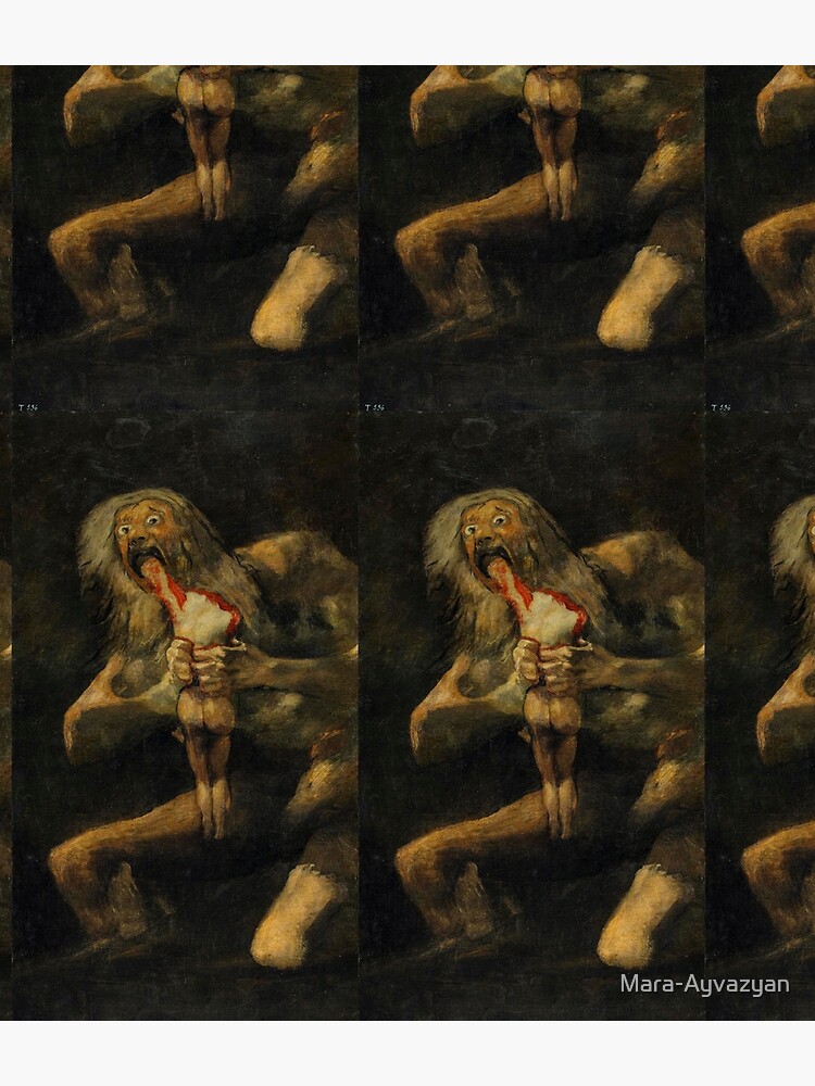 Saturn Devouring His Son by Mara-Ayvazyan