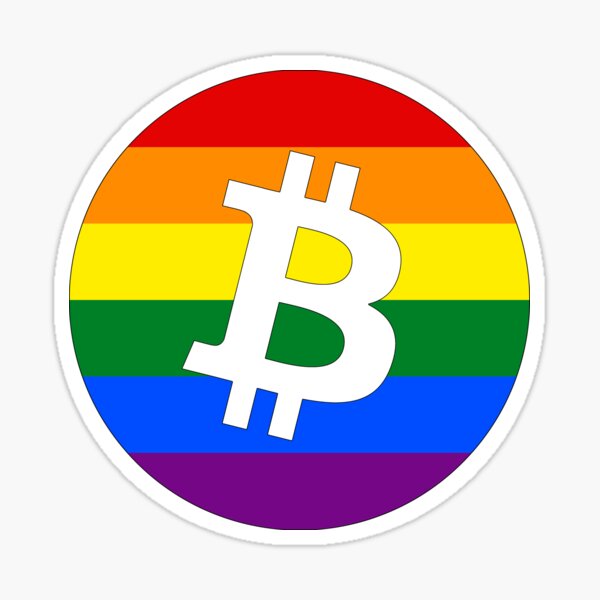 Bitcoin Pride Sticker