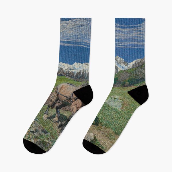 Item preview, Spring in the Alps - Giovanni Segantini designed and sold by themasters.
