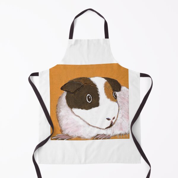 Aperçu de l'œuvre Cochon d'Inde : Perry ~ Cavy tricolore ~ Pop Art ~ Peinture originale ~ LilyKoArt créée et vendue par Spinning Plates 360.