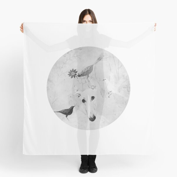 Windhund & Vögel Tuch