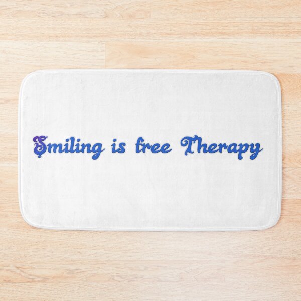 Item preview, Smiling is free Therapy designed and sold by aginlow.