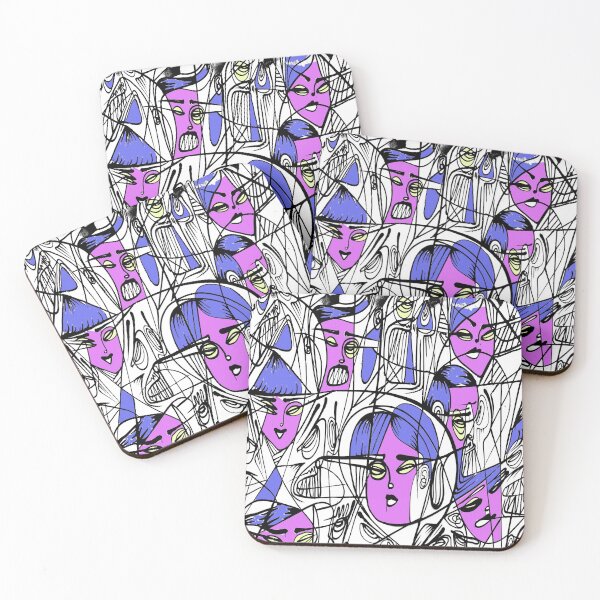 Item preview, Trippy faces designed and sold by MercuryArt.