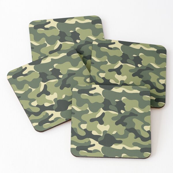 Item preview, Camouflage Pattern Dark Green Military Army designed and sold by SuperFreshArt.