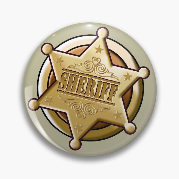 Item preview, Sheriff star designed and sold by Mike-vom-Mars.