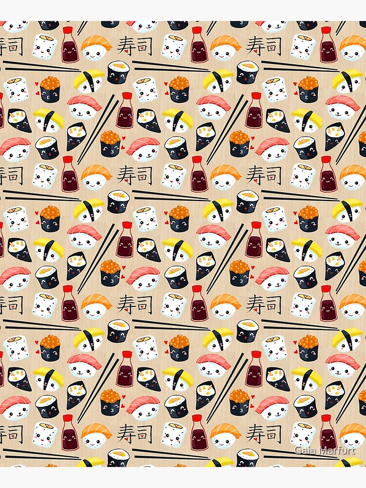 Kawaii Sushi by gaiamarfurt