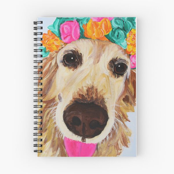 Item preview, Flower Girl Xena, the Golden Retriever designed and sold by Amanda A. Anthony.