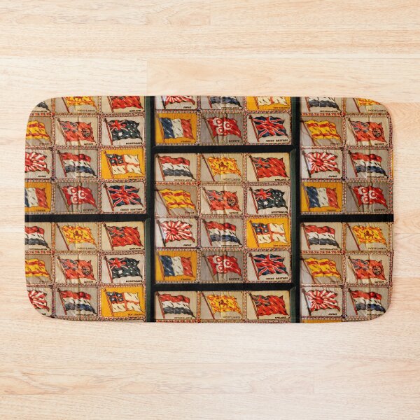 Item preview, Vintage International Flags In Shadow Box designed and sold by Laurie Minor.