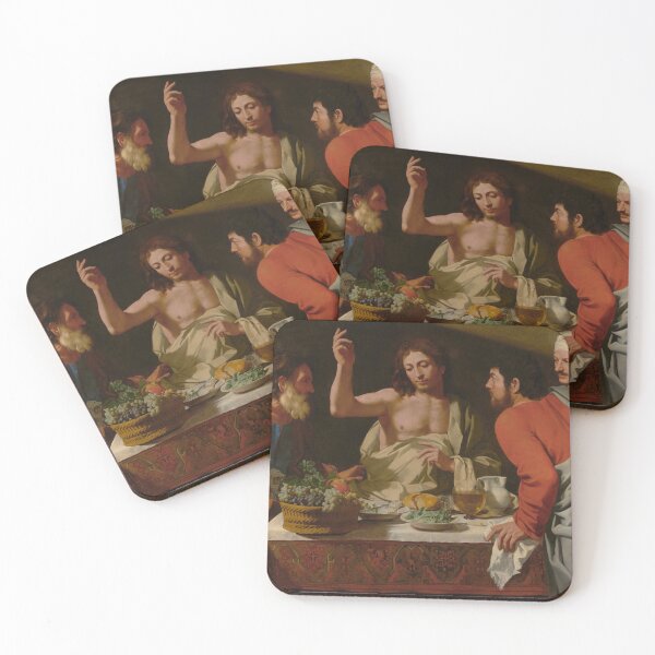 Item preview, The Supper at Emmaus - Bartolomeo Cavarozzi designed and sold by themasters.