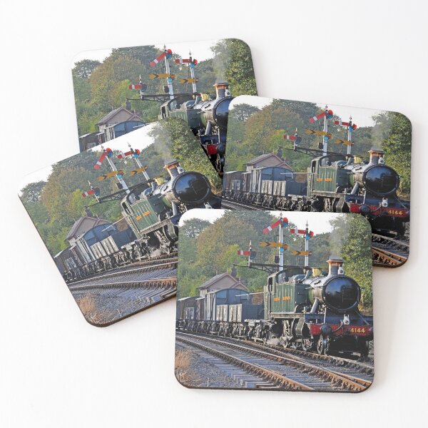 Item preview, GWR Steam loco 4144 with a goods train at Bewdley designed and sold by Random Railways.