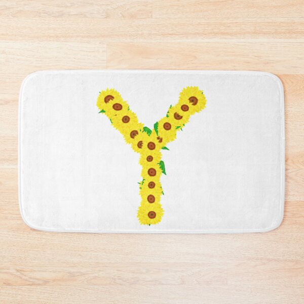 Item preview, Sunflowers Initial Letter Y (White Background) designed and sold by ArtByLM.