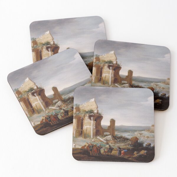 Item preview, Moses and Aaron Changing the Rivers of Egypt to Blood - Bartholomeus Breenbergh designed and sold by themasters.