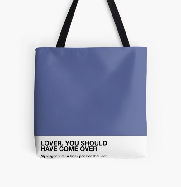 Jeff Buckley Lilac Wine Lyrics Pantone Tote Bag for Sale by aikaw