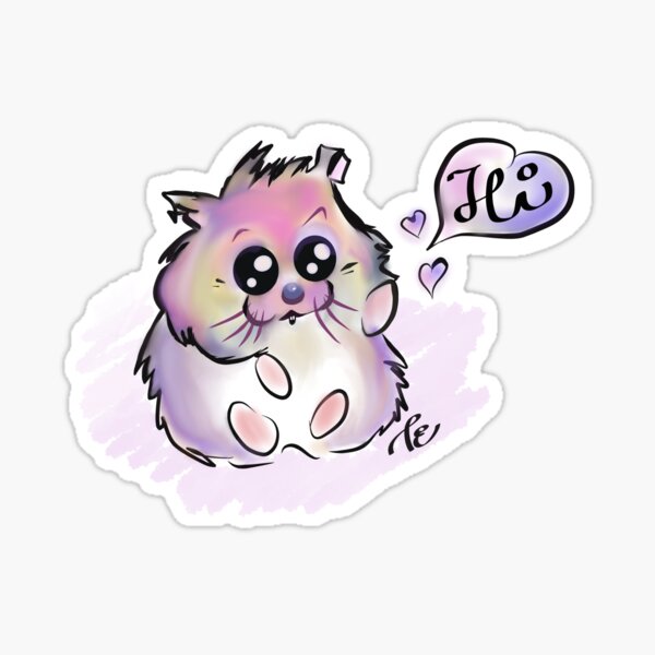 Hamsterbacke Sticker