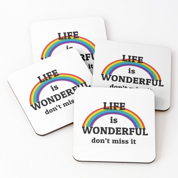 Item preview, Life is Wonderful designed and sold by Pirateflag.