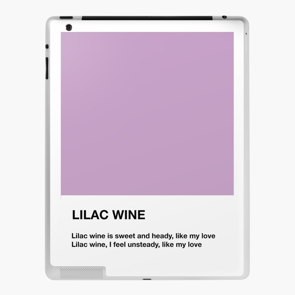 Jeff Buckley Lilac Wine Lyrics Pantone Tote Bag for Sale by aikaw