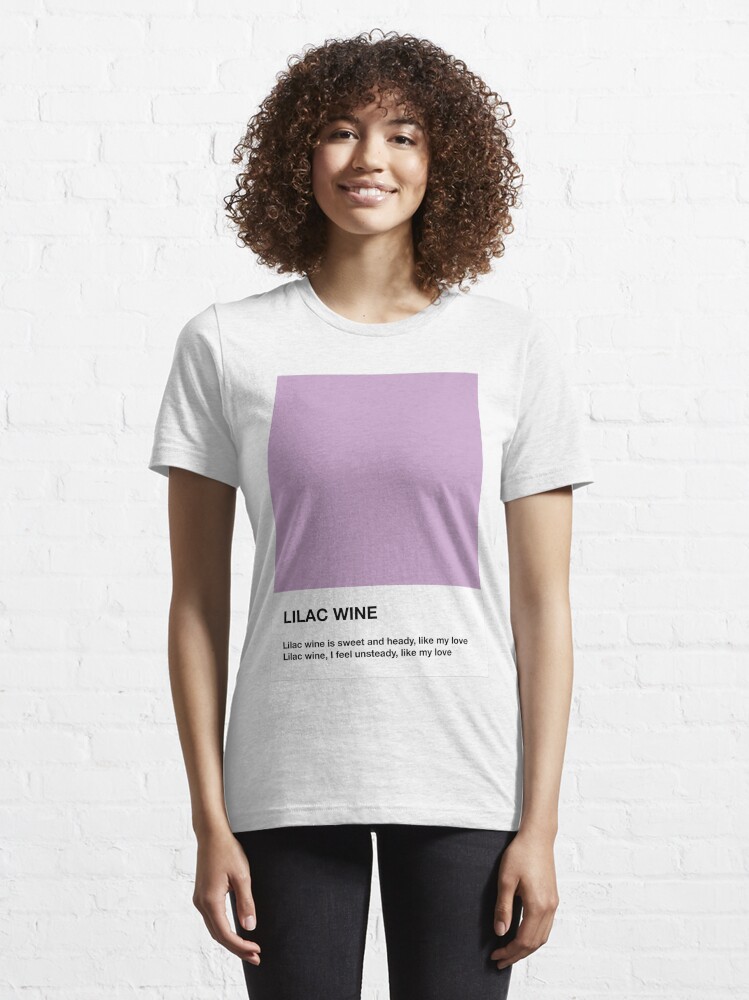 Jeff Buckley Lilac Wine Lyrics Pantone Tote Bag for Sale by aikaw