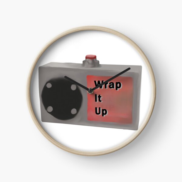 It's The Wrap It Up Box! Shirt Clock