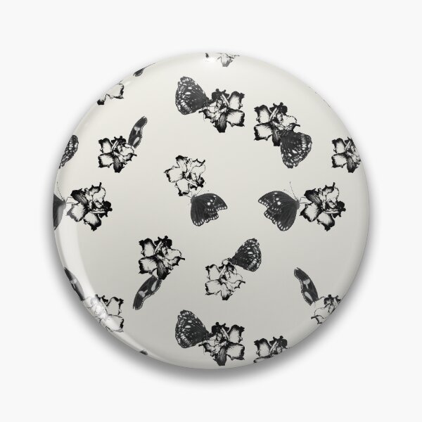 Item preview, Black and White Butterflies on Hybiscus designed and sold by STHoganArtist.