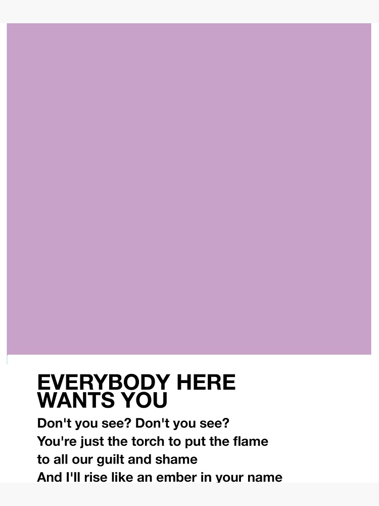 Jeff Buckley Lilac Wine Lyrics Pantone Tote Bag for Sale by aikaw