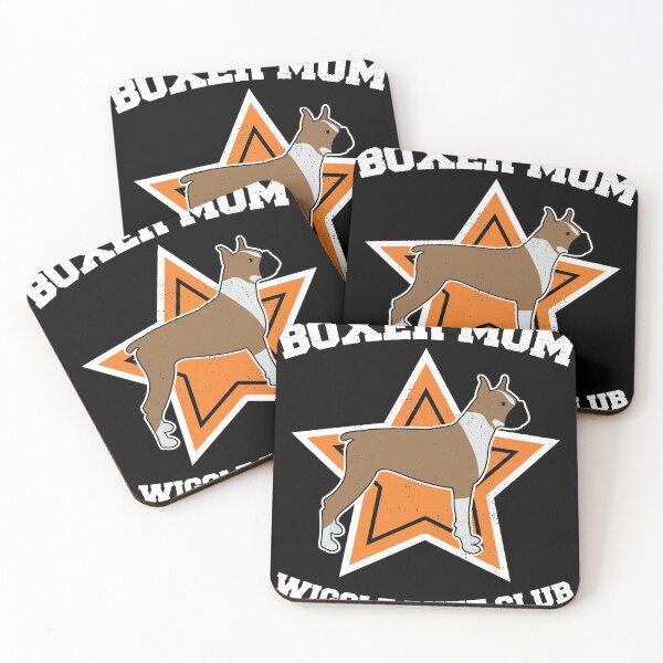 Item preview, Boxer Mom Wiggle Butt Club design, Boxer design, Dog design product designed and sold by Lisbob.