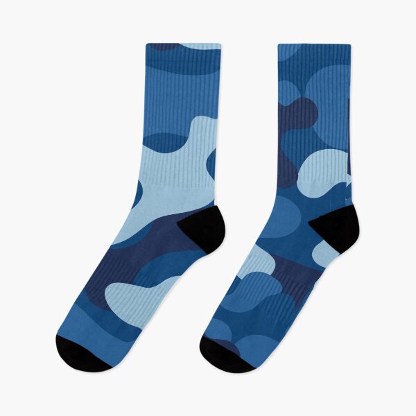 Artikelvorschau, Camouflage Tarnmuster Navy Blue Militär Marine entworfen und verkauft von SuperFreshArt.