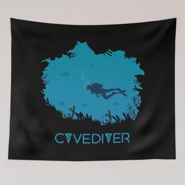 Item preview, Cave Diving Scuba Diving Gift for Scuba Diver, Dive Master, Cave Diver designed and sold by xtocky.