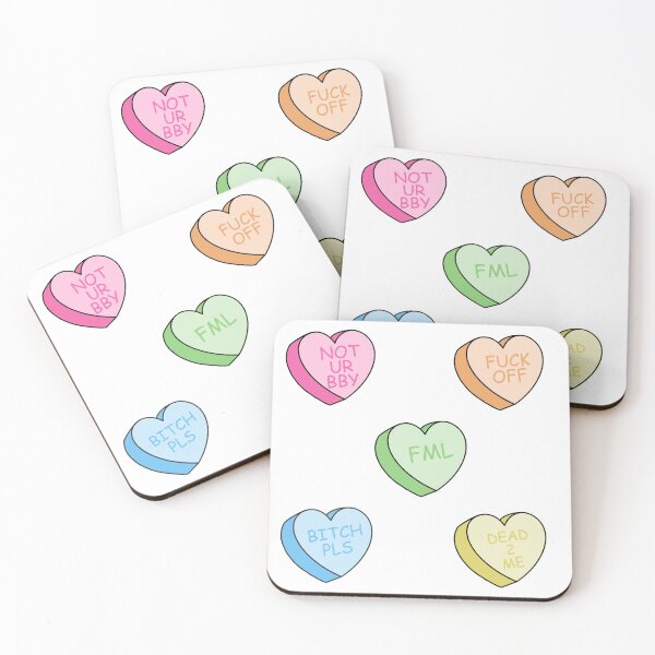 Item preview, candy hearts pack designed and sold by danielle m.