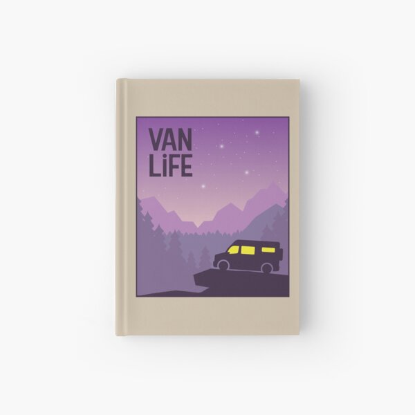 Item preview, Van in the Purple Mountains - Van Life designed and sold by pixelinga.