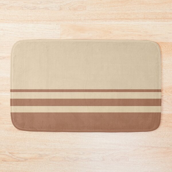 Item preview, Terra-cotta stripes on a cool cream background  designed and sold by PetaJaneHome.