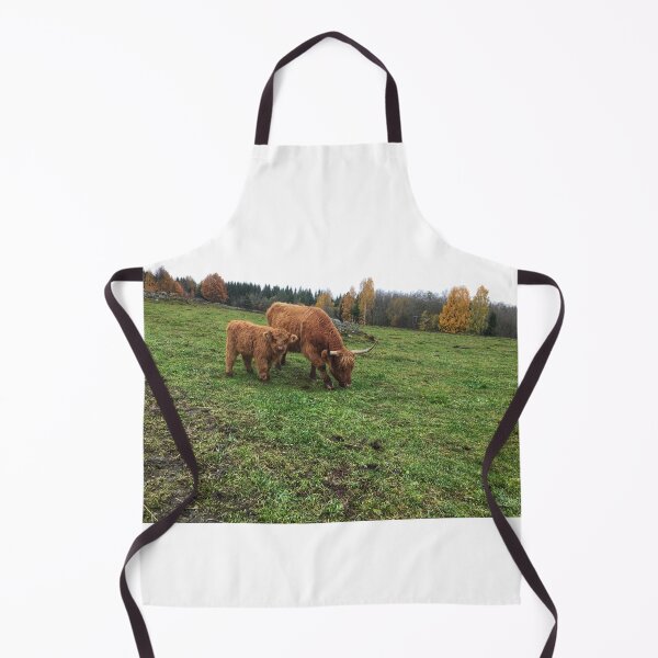 Item preview, Scottish Highland Cattle Cow and Calf 1832 designed and sold by SaarelaHighland.