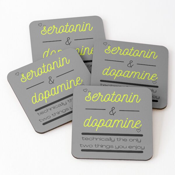 Item preview, Funny science - Serotonin & dopamine  designed and sold by CINE-STORE.