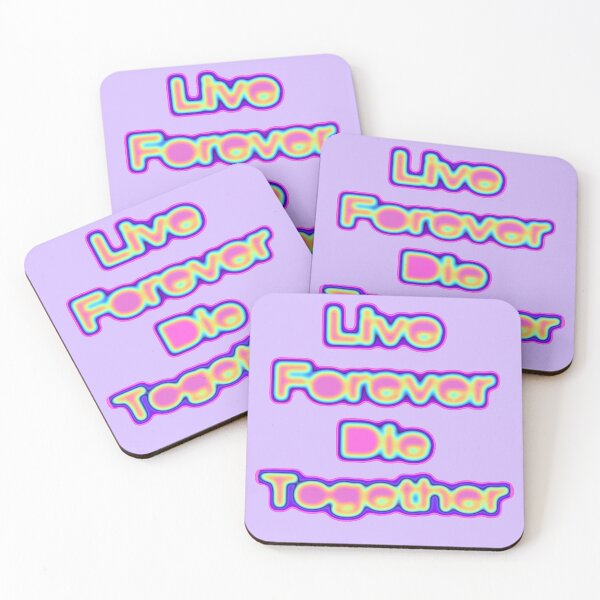 Item preview, Live Forever Die Together Electric Iridescence designed and sold by dinaaaaaah.