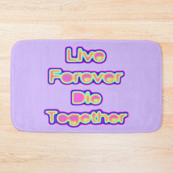 Item preview, Live Forever Die Together Electric Iridescence designed and sold by dinaaaaaah.