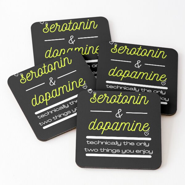 Item preview, Funny science - Serotonin & dopamine  designed and sold by CINE-STORE.