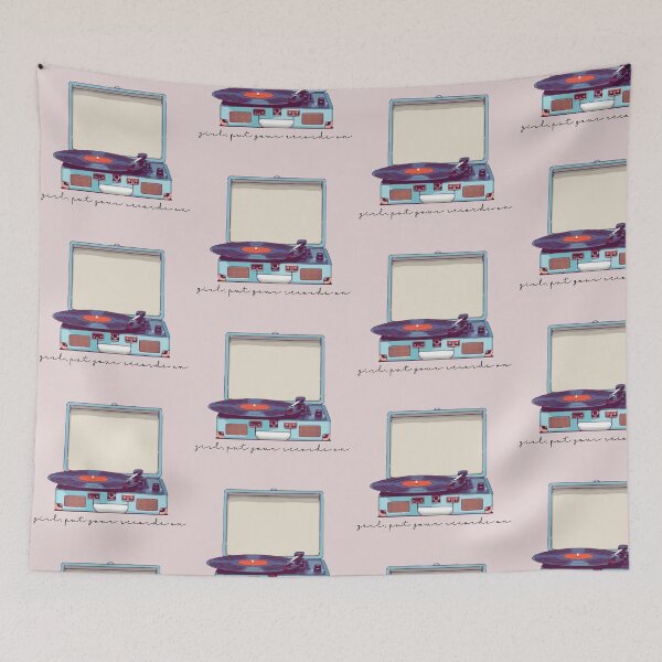 Item preview, girl, put your records on designed and sold by pnkrose.