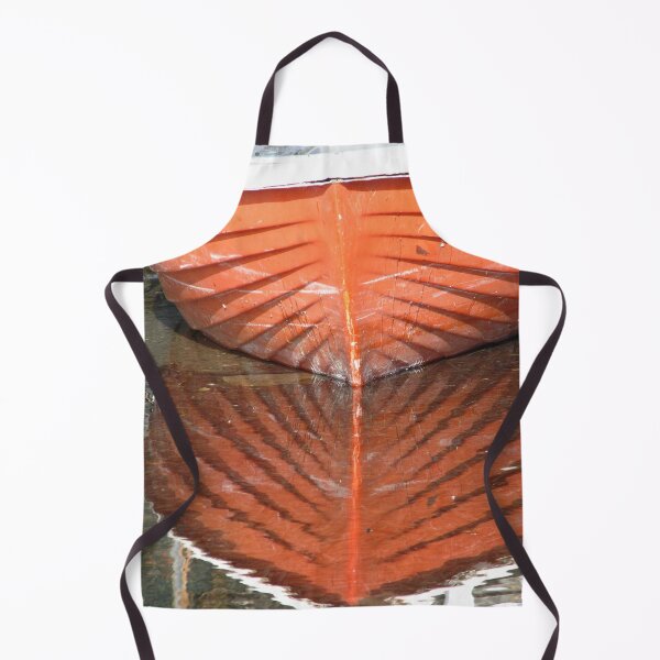 Item preview, Positano - Orange boat reflected designed and sold by Maureen Keogh.