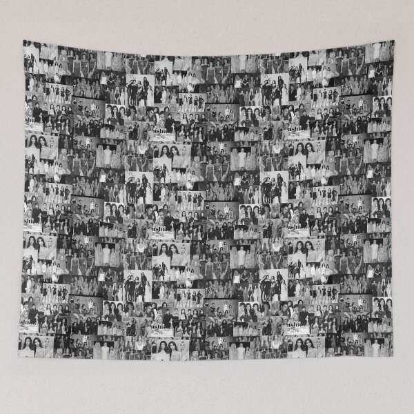 Item preview, Kardashian and Jenner black and white collage  designed and sold by oceansunflowers.