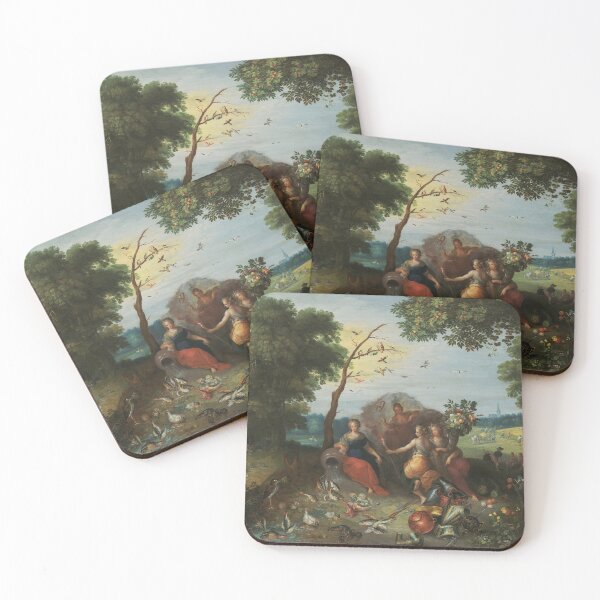 Item preview, Landscape with Allegories of the Four Elements - Jan Brueghel the Younger, Frans Francken the Younger designed and sold by themasters.