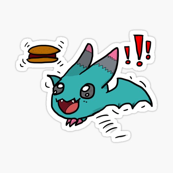 Hungry little Digimon! Sticker