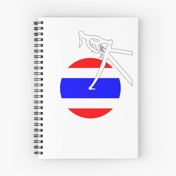 Item preview, Road Bicycle Thai Flag designed and sold by RabeDesigns.
