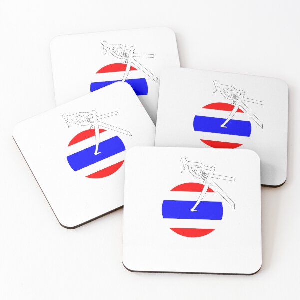 Item preview, Road Bicycle Thai Flag designed and sold by RabeDesigns.