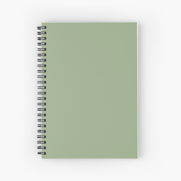 Sage Green Spiral Notebook