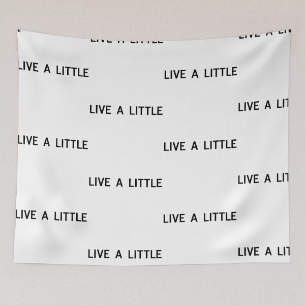 Item preview, live a little designed and sold by pnkrose.