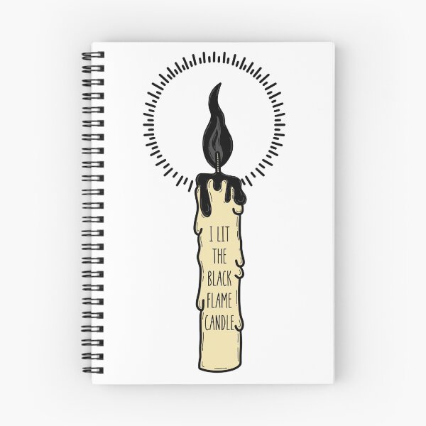 Item preview, Black Flame Candle designed and sold by possessedprints.