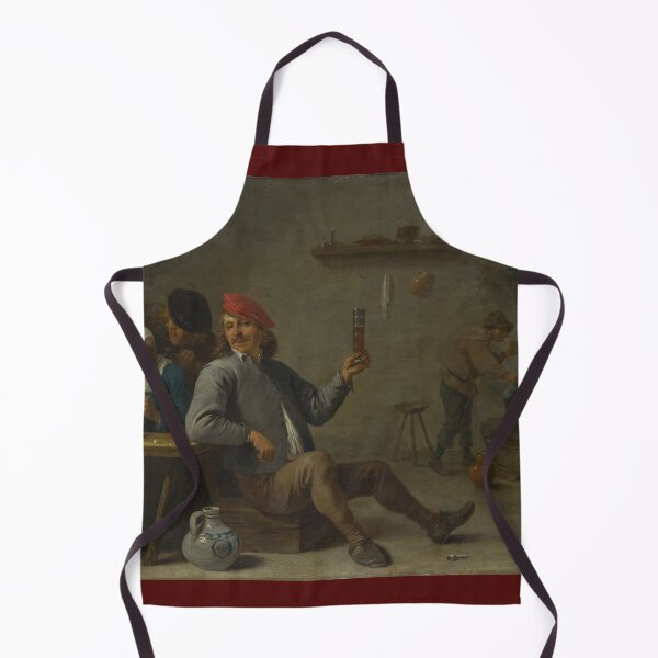 Item preview, David Teniers The Younger - A Man Holding A Glass And An Old Woman Lighting A Pipe designed and sold by artcenter.