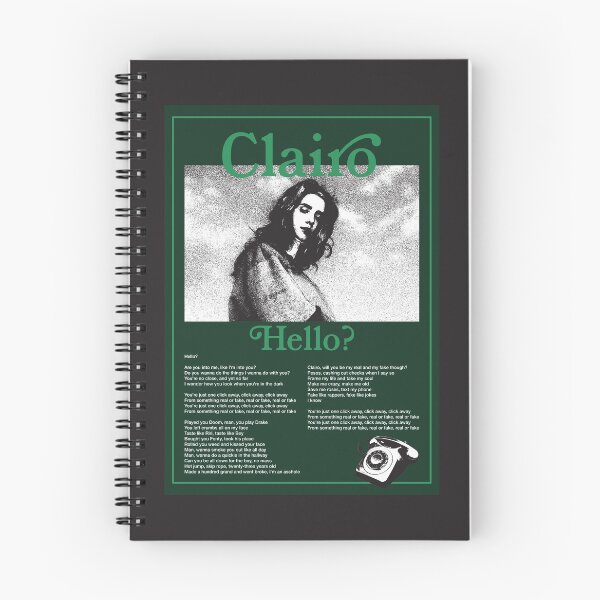Item preview, Clairo - Hello? Lyrics designed and sold by carolyn-castro.