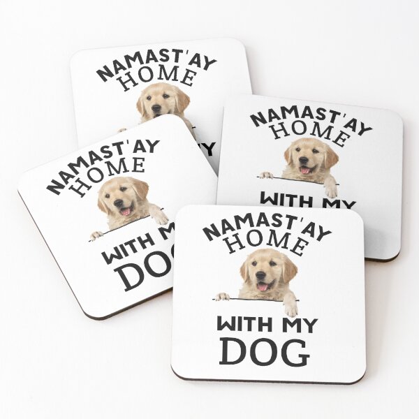 Item preview,  Namast'ay home with my dog designed and sold by TopDesignArt.