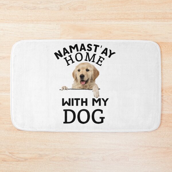 Item preview,  Namast'ay home with my dog designed and sold by TopDesignArt.