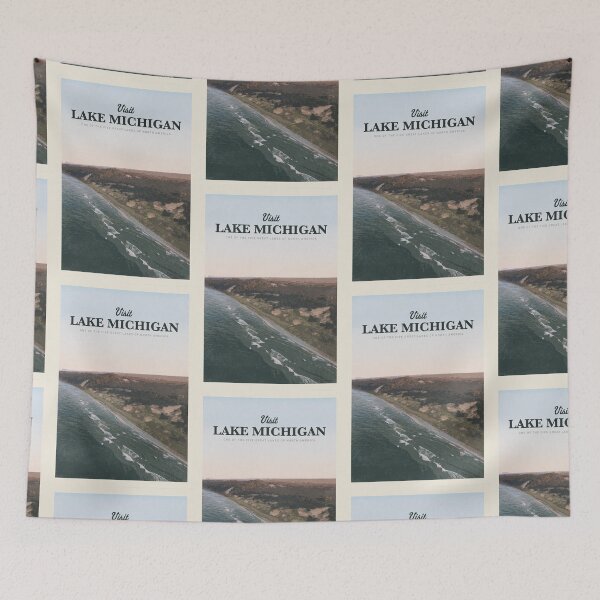 Item preview, Visit Lake Michigan designed and sold by Mercury Club.